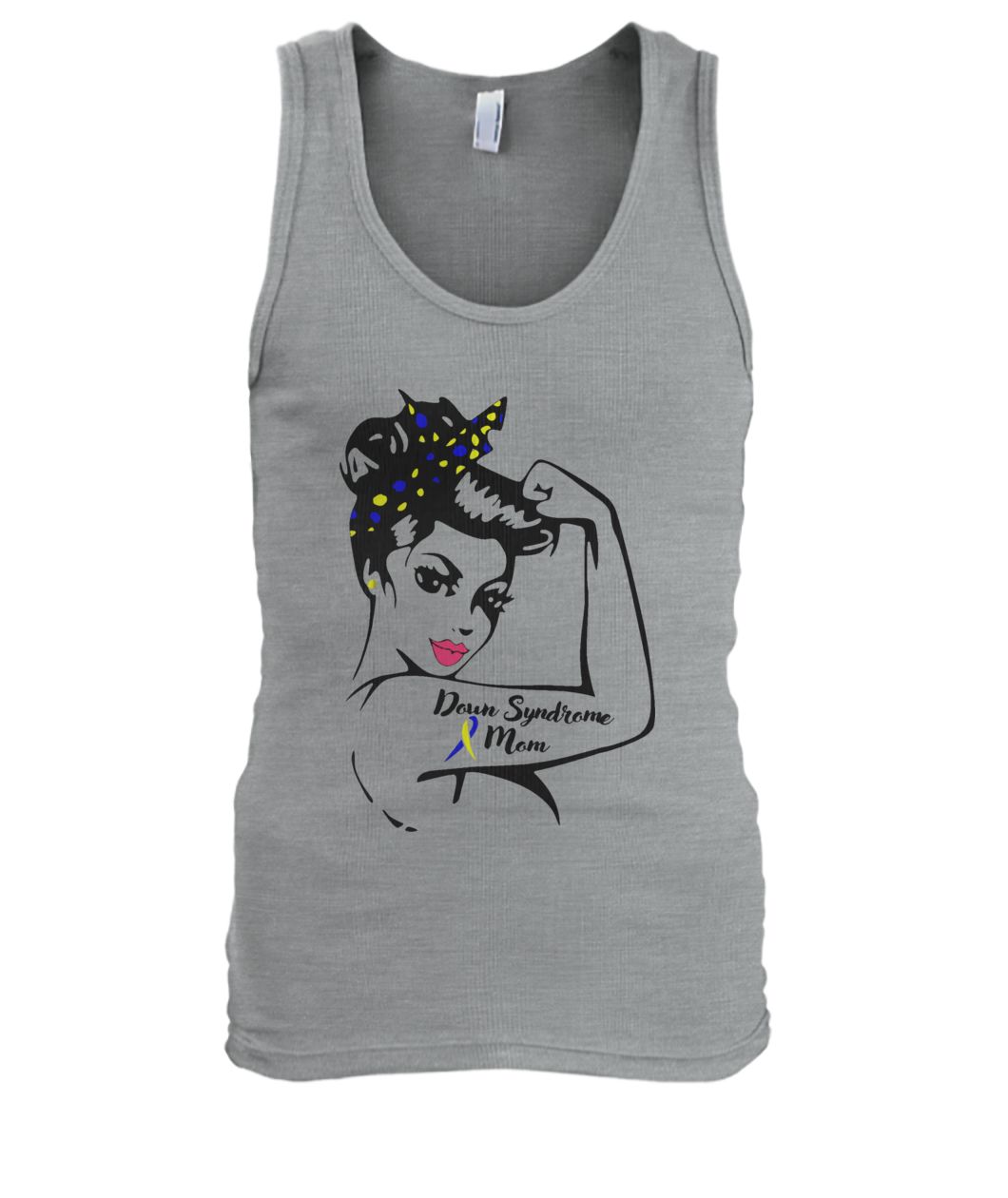Down syndrome mom men's tank top