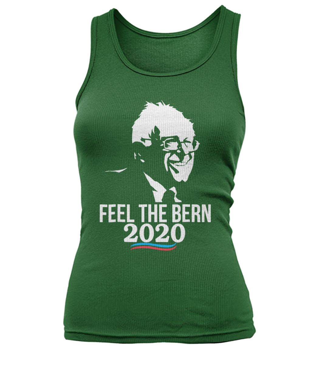Feel the bern bernie sanders for president 2020 women's tank top