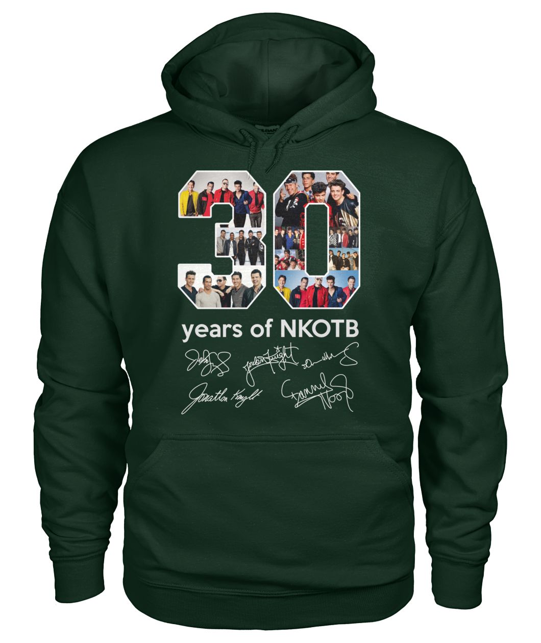 30 years of NKOTB signature gildan hoodie