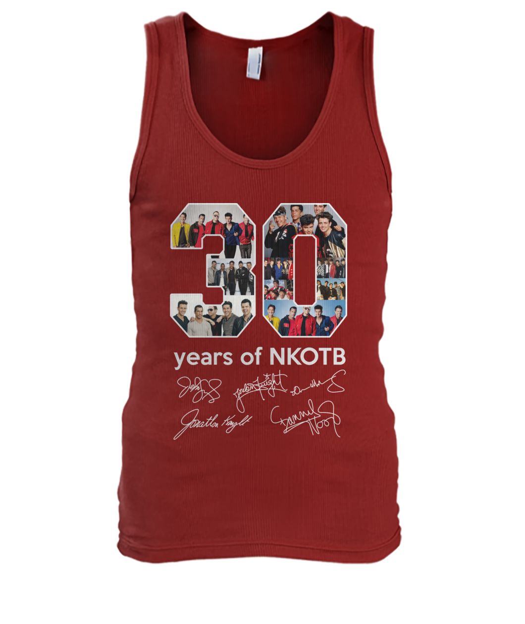 30 years of NKOTB signature men's tank top