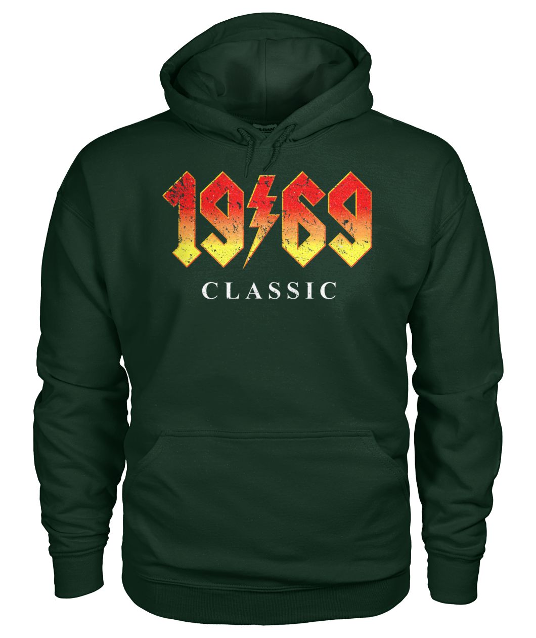 50th birthday gift 1969 classic rock legend gildan hoodie