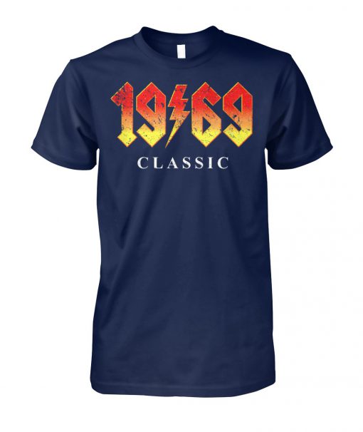 50th birthday gift 1969 classic rock legend unisex cotton tee