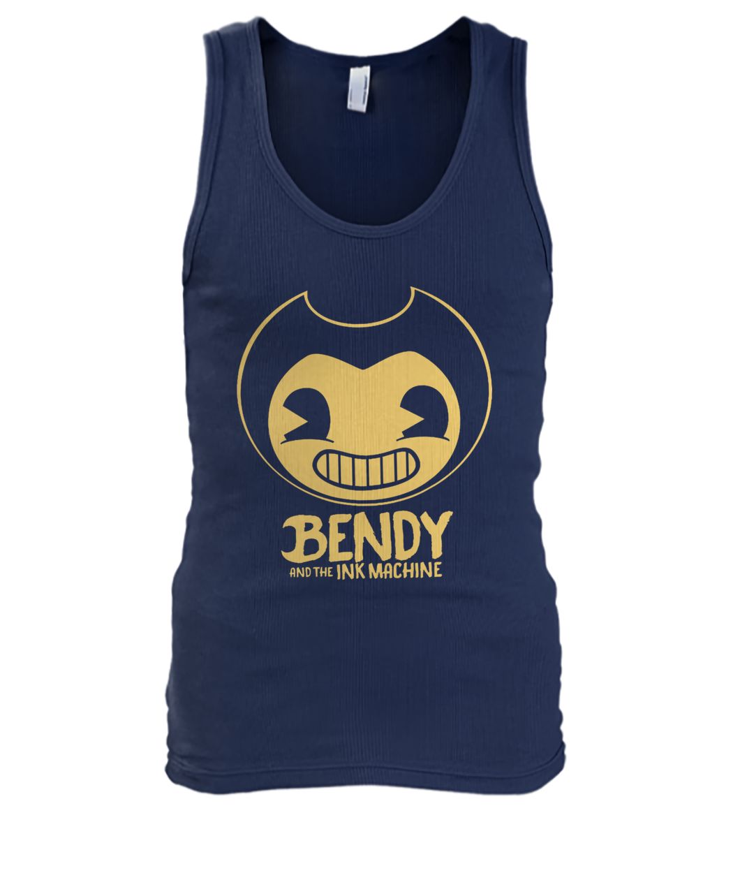 Bendy and the ink machine logo men's tank top