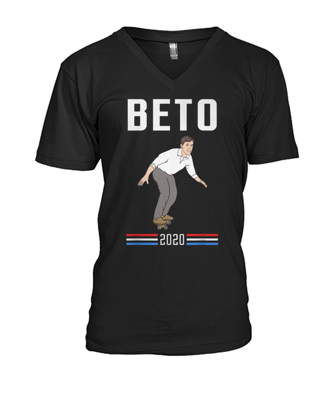 Beto o'rourke for president 2020 skateboarding thrasher mens v-neck