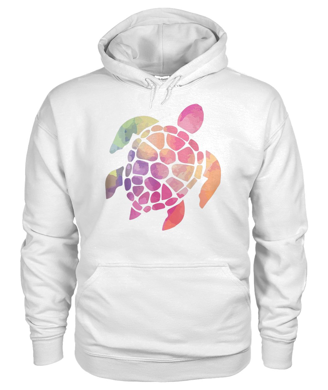 Colour turtle gildan hoodie