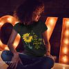 Cross sunflower I will choose to find joy in the journey that God has set before me shirt
