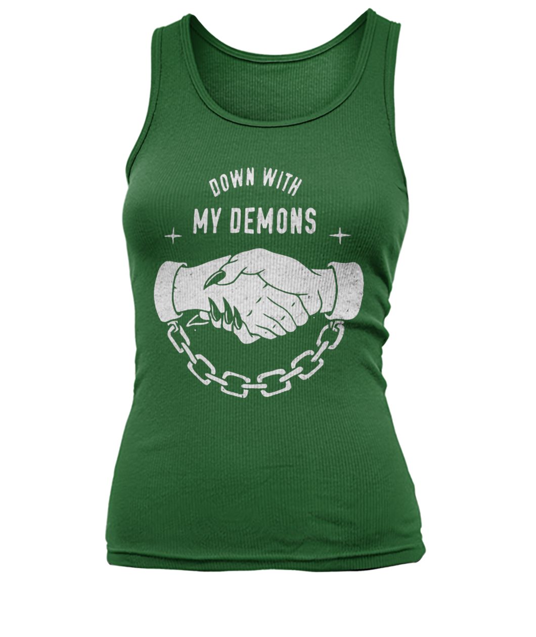 Down with my demons women's tank top