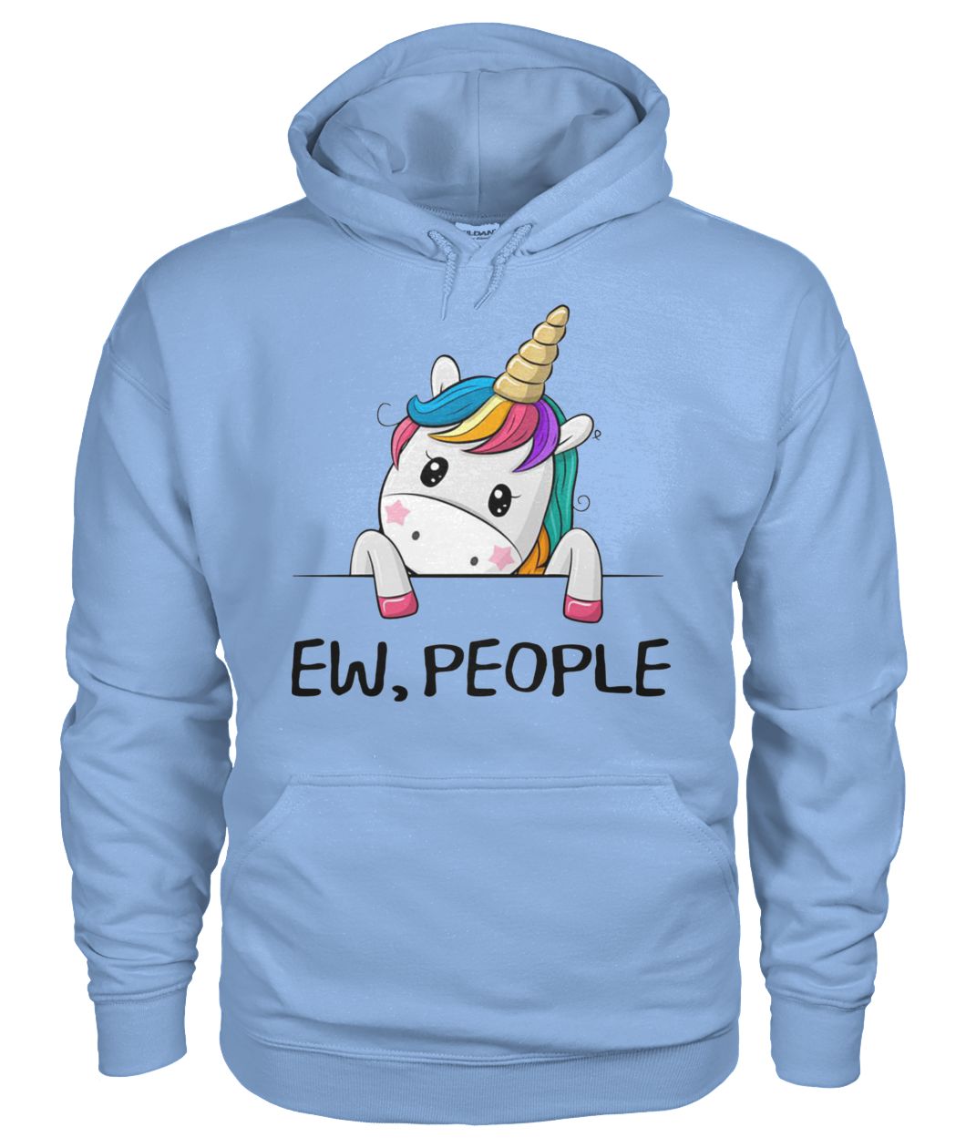 Ew people unicorn gildan hoodie