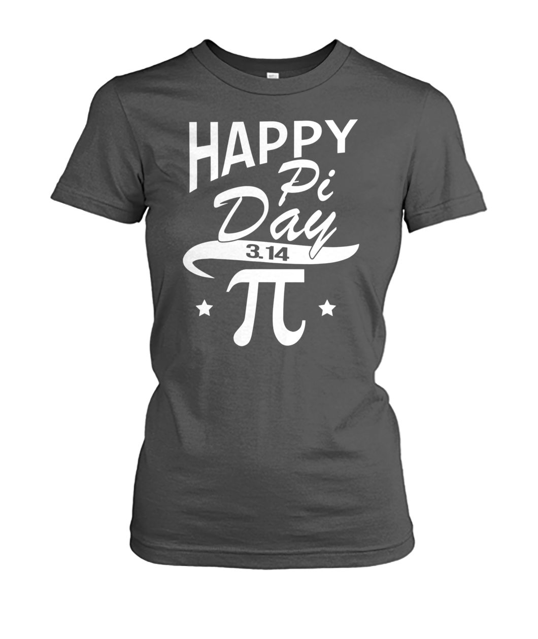 Happy pi day 3.14 for teachers professors math fan women's crew tee