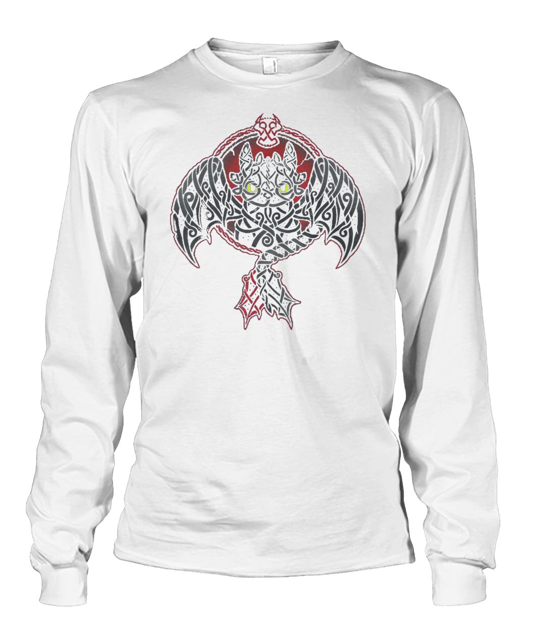 How to train your dragon viking toothless night fury unisex long sleeve