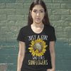 Just a girl who loves sunflowers shirt