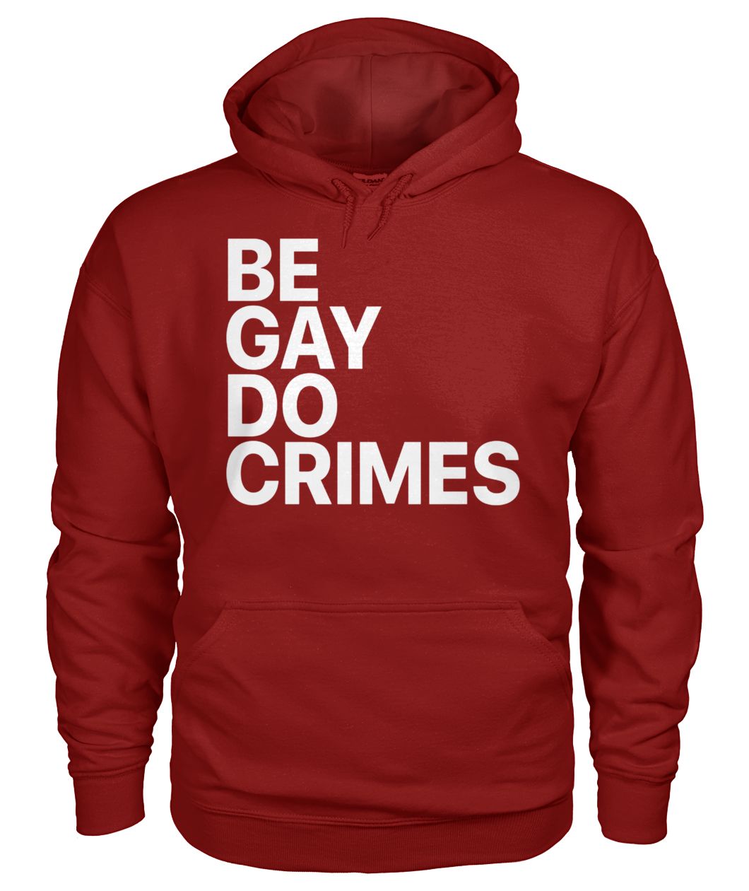 LGBT be gay do crimes gildan hoodie