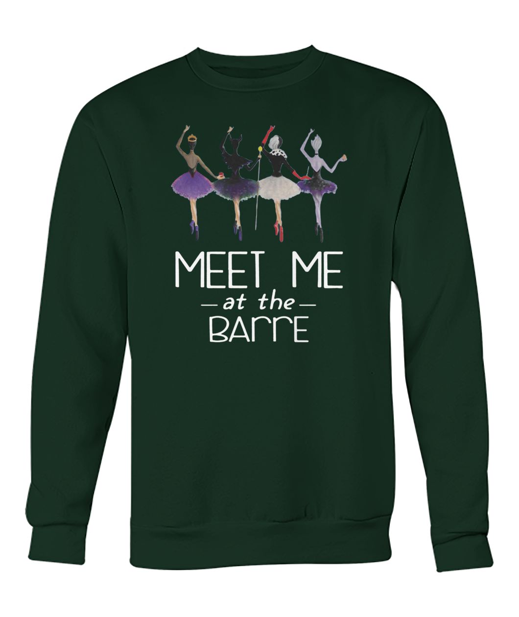 Meet me at the barre crew neck sweatshirt