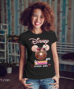 Mickey mouse disney and dunkin donuts kinda girl shirt