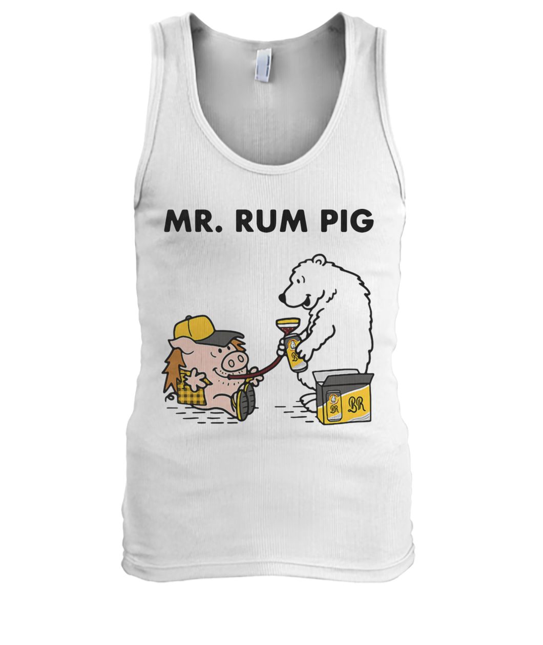 Mr rum pig men's tank top