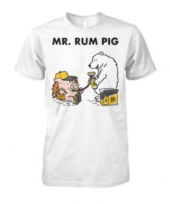 Mr rum pig unisex cotton tee