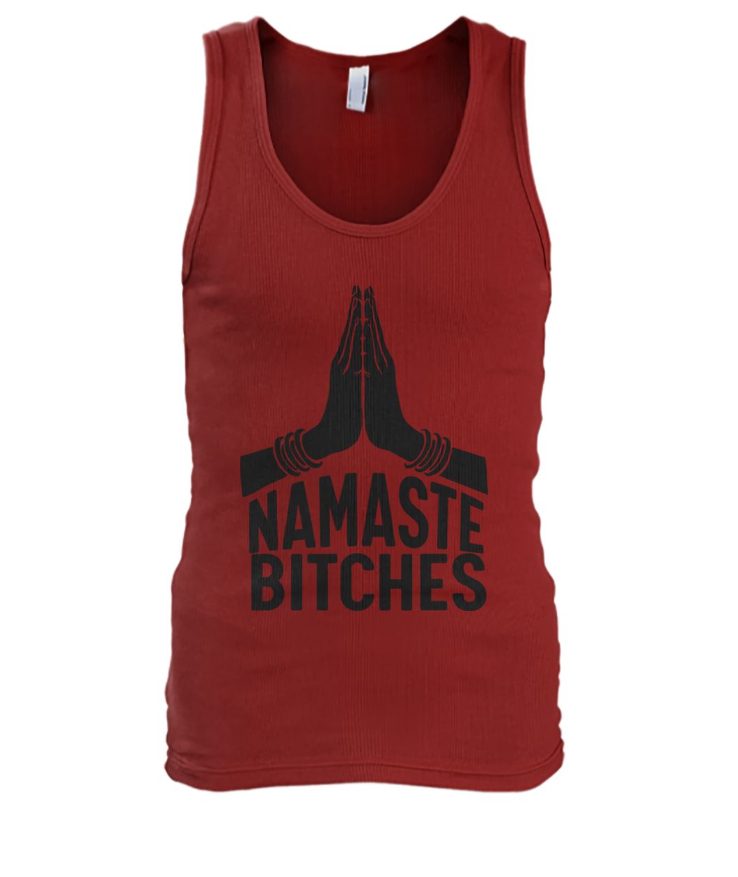 Namaste bitches yoga men's tank top