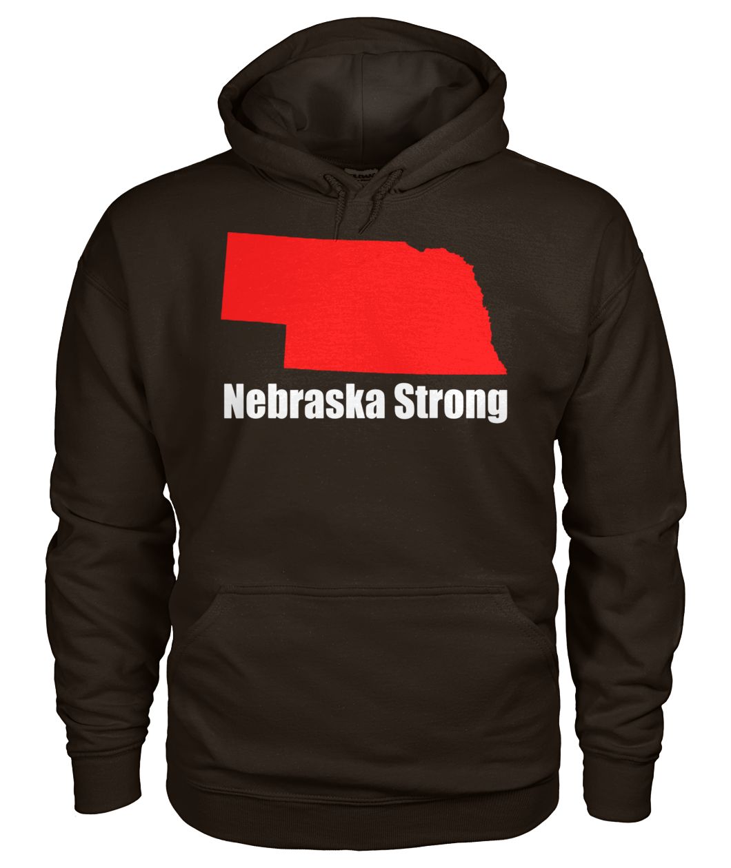 Nebraska strong gildan hoodie