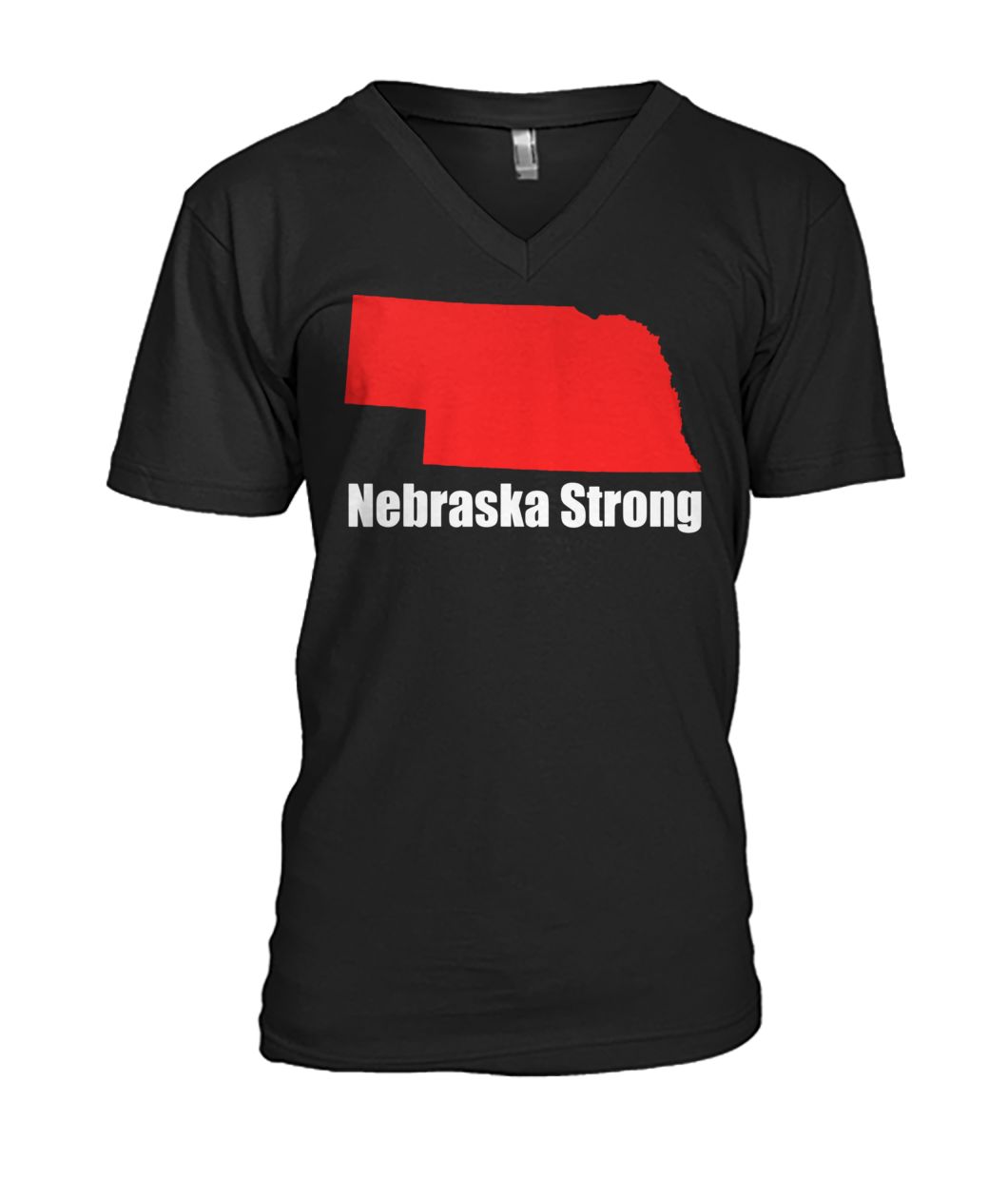 Nebraska strong mens v-neck