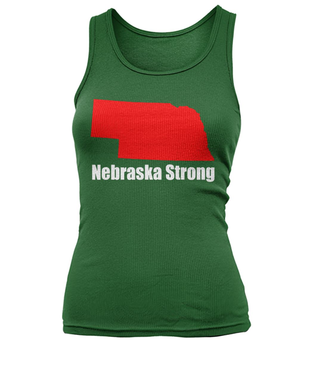 Nebraska strong women's tank top
