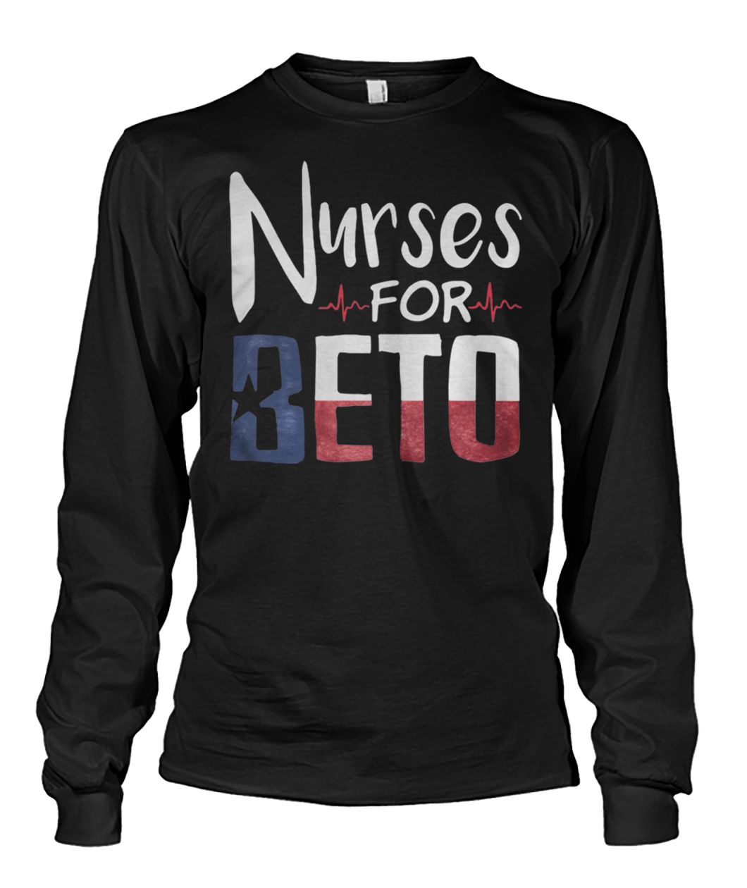 Nurses for beto o'rourke 2020 unisex long sleeve