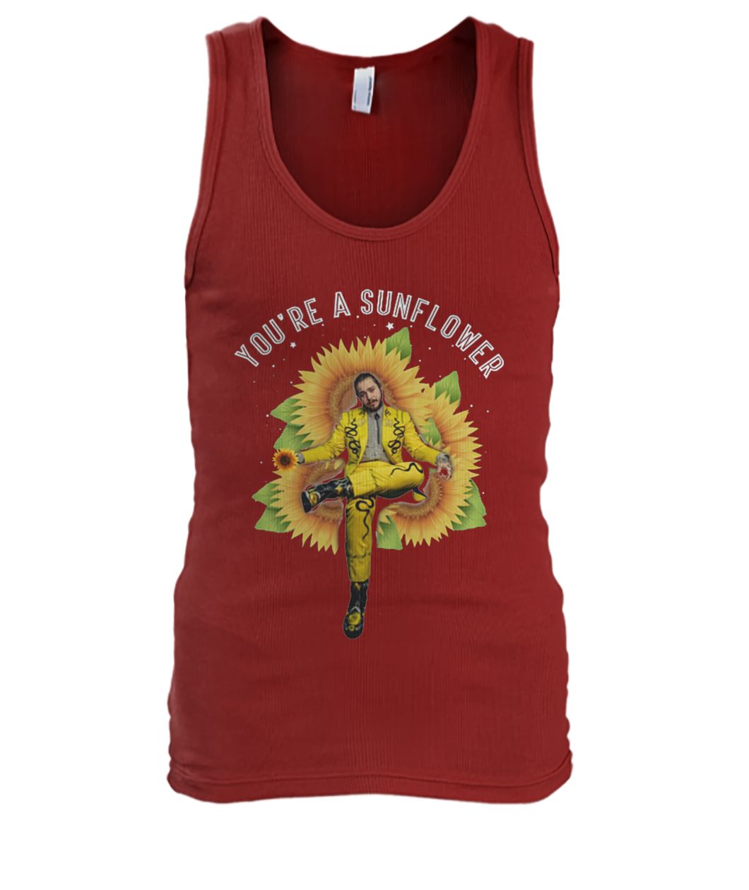 Post Malone you're a sunflower men's tank top