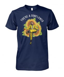 Post Malone you're a sunflower unisex cotton tee