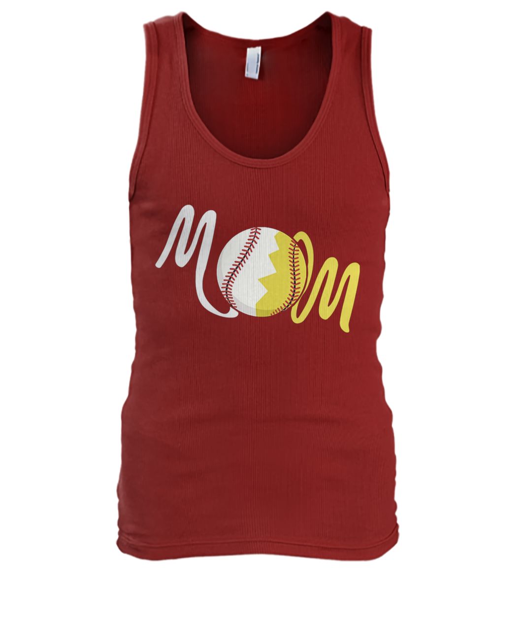 Softball mom men's tank top