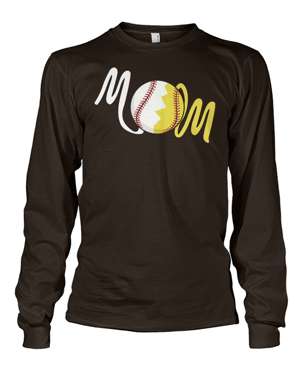 Softball mom unisex long sleeve