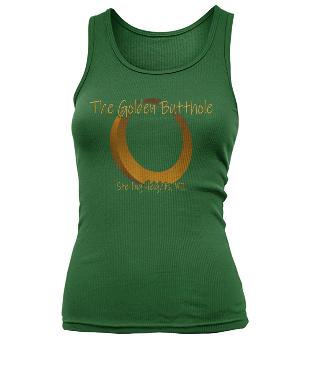 Sterling heights the golden butthole women's tank top