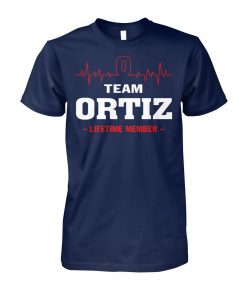 Team ortiz lifetime member unisex cotton tee