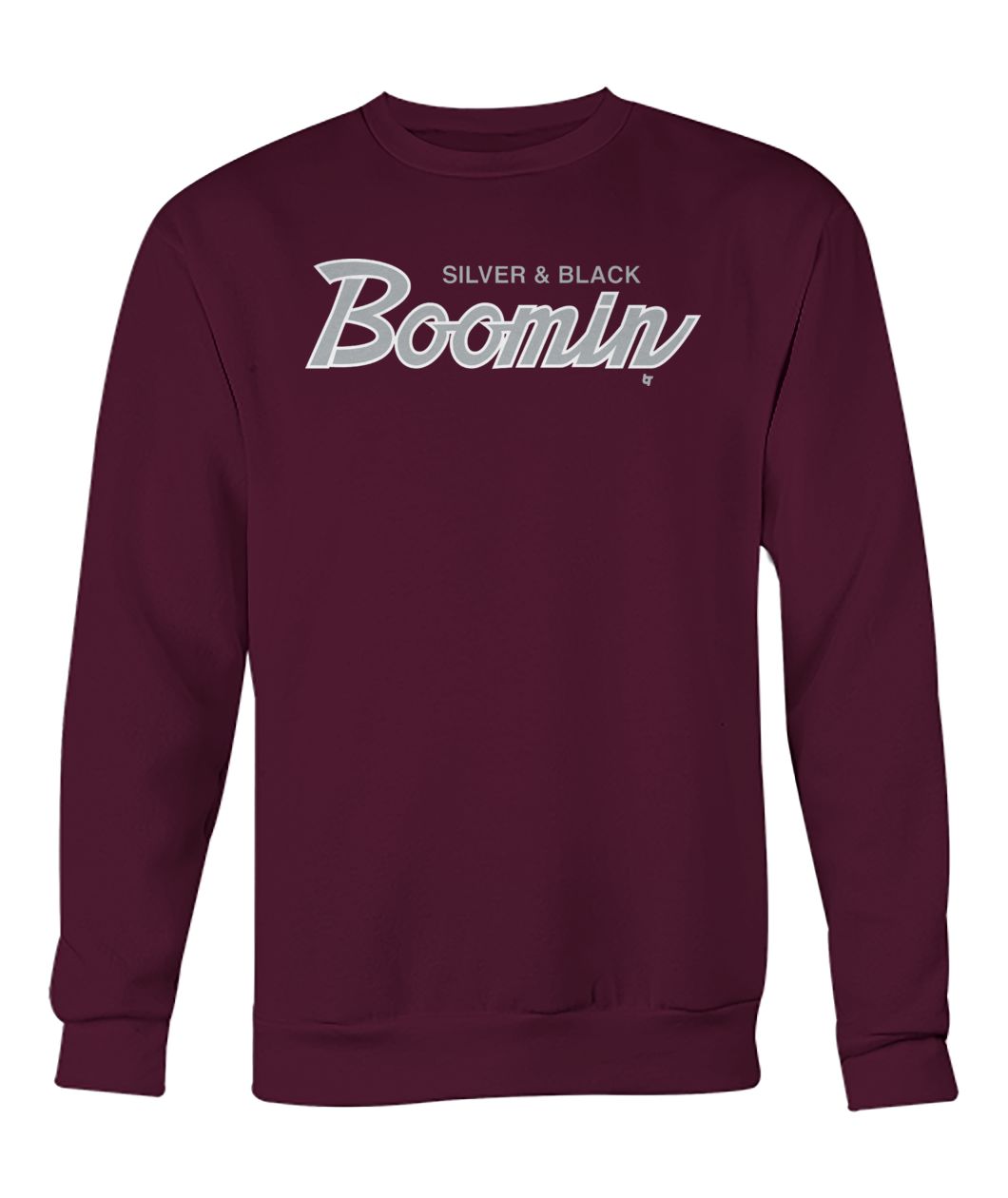 The silver & black boomin era has begun with new antonio brown crew neck sweatshirt