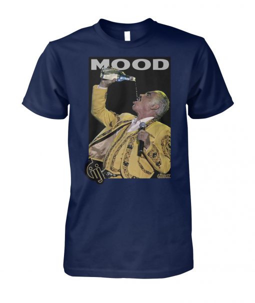 Vicente fernández drinking and singing mood unisex cotton tee