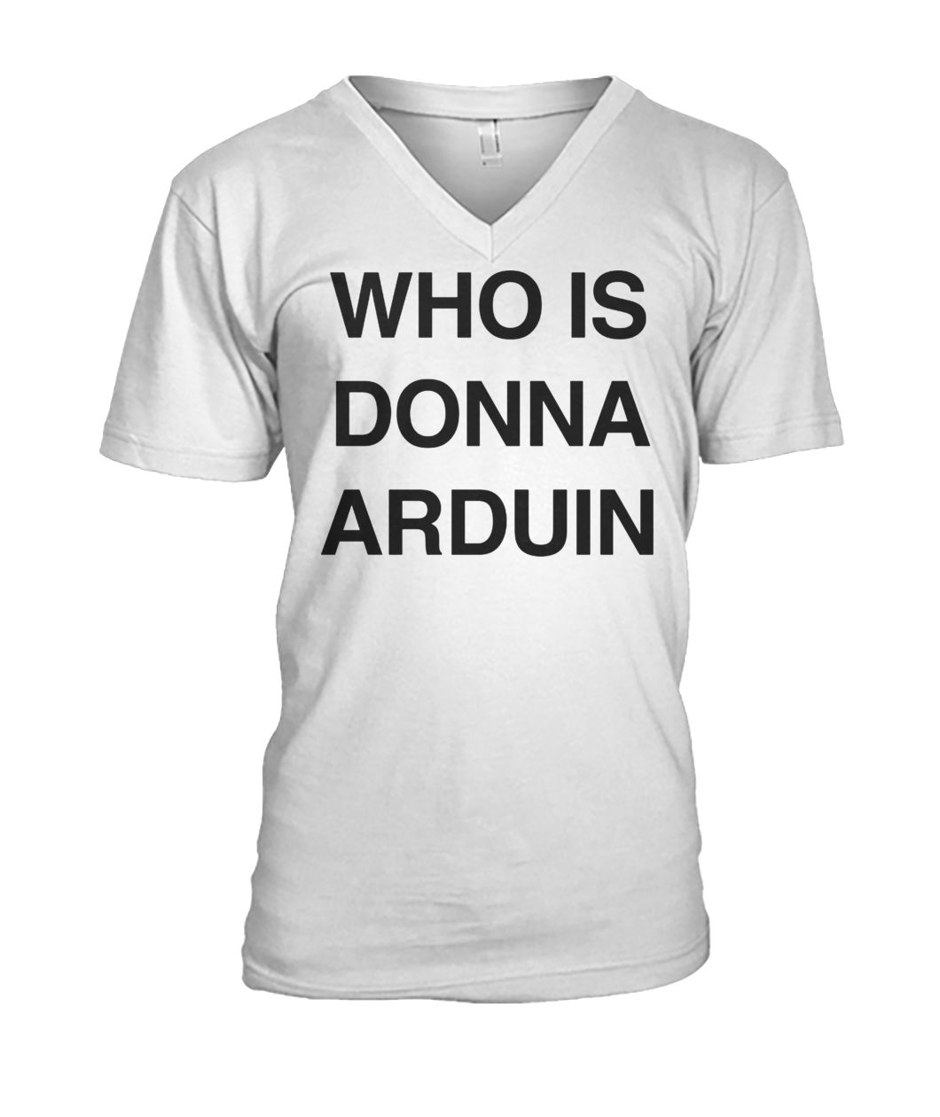 Who is donna arduin mens v-neck