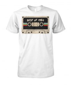 70's mix tape cassette best of 1984 unisex cotton tee