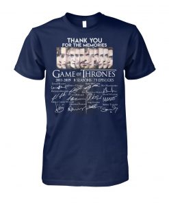 8 years thank you for the memories game of thrones unisex cotton tee