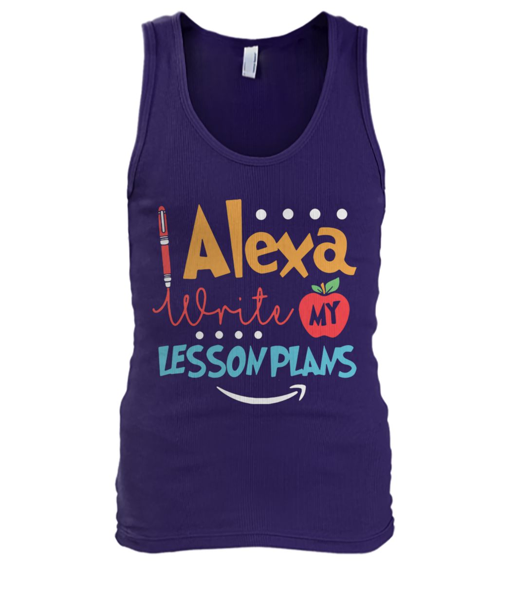 Alexa write my lesson plans men's tank top