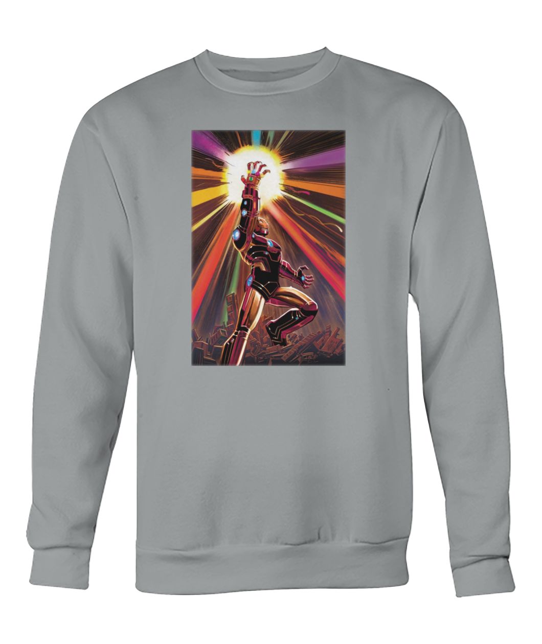 Avengers endgame Iron man infinity gauntlet I am Iron man crew neck sweatshirt