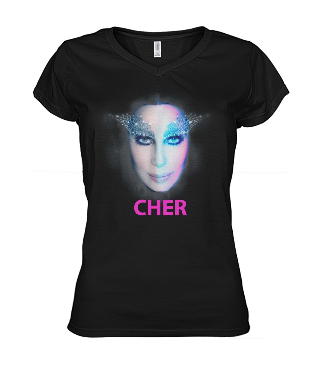 Cher dancing queen women's v-neck