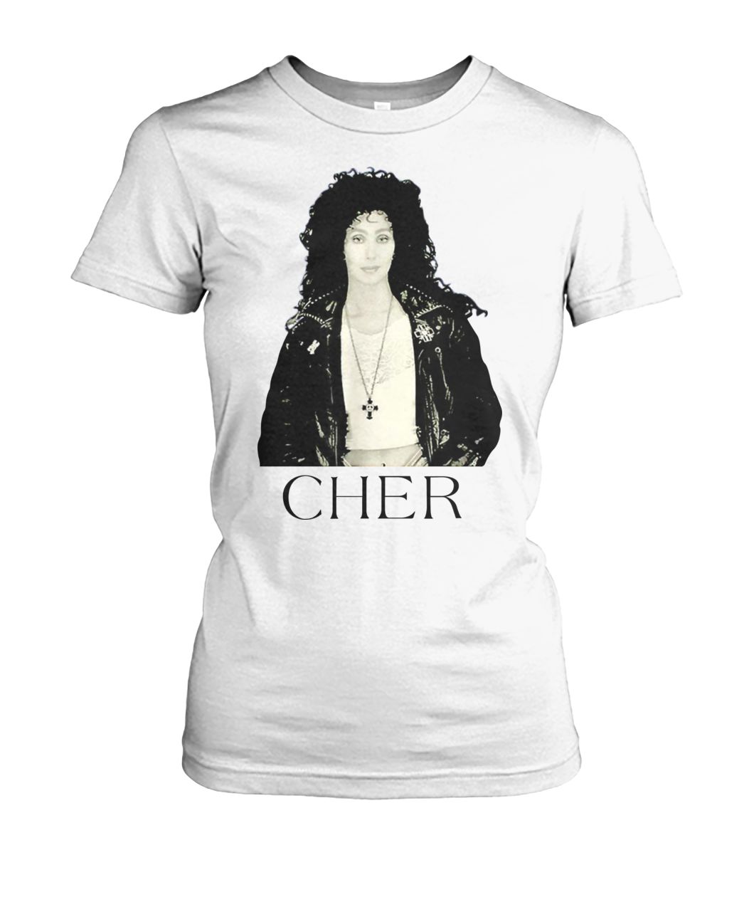 Cher dressed to kill tour women's crew tee