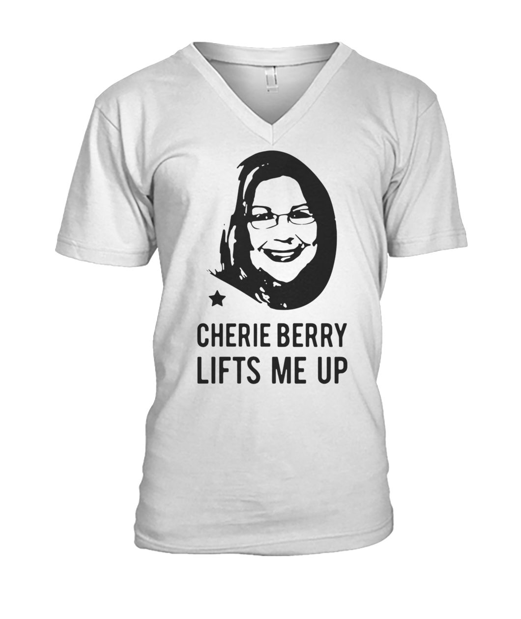 Cherie berry lifts me up mens v-neck