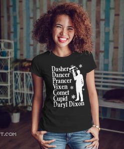 Dasher dancers prancer vixen comet cupid daryl dixon shirt