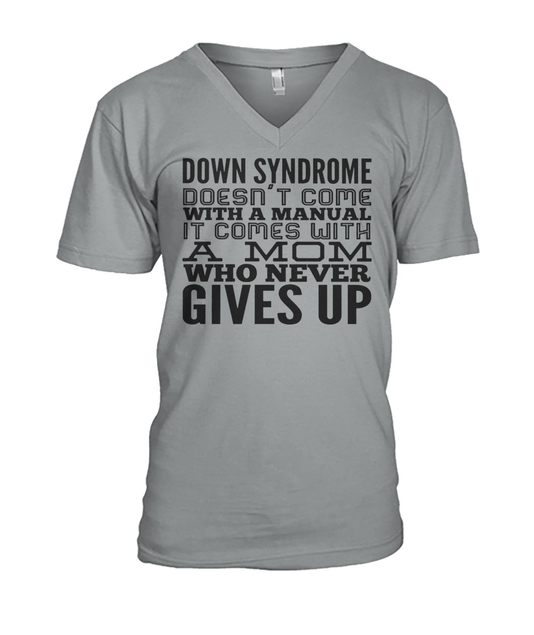 Down syndrome doesn't come with a manual mens v-neck
