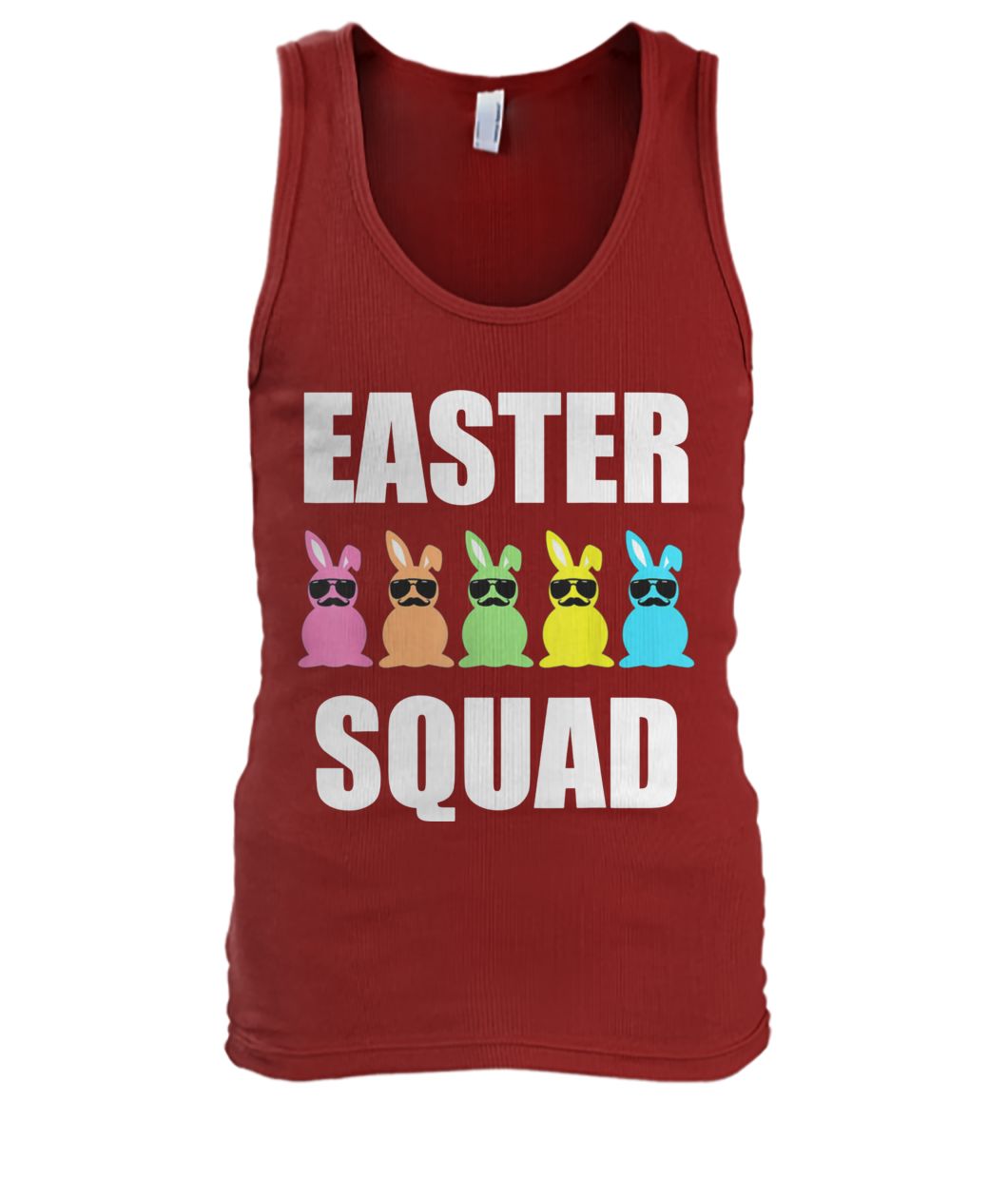 Easter bunny squad men's tank top