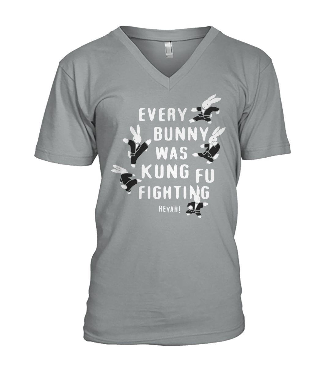 Every bunny was kung fu fighting easter mens v-neck