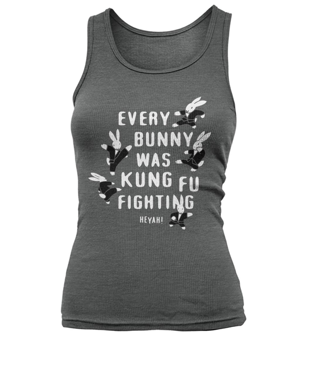 Every bunny was kung fu fighting easter women's tank top