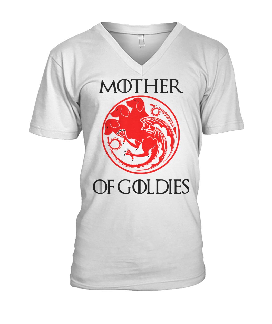 Game of thrones mother of goldies mens v-neck