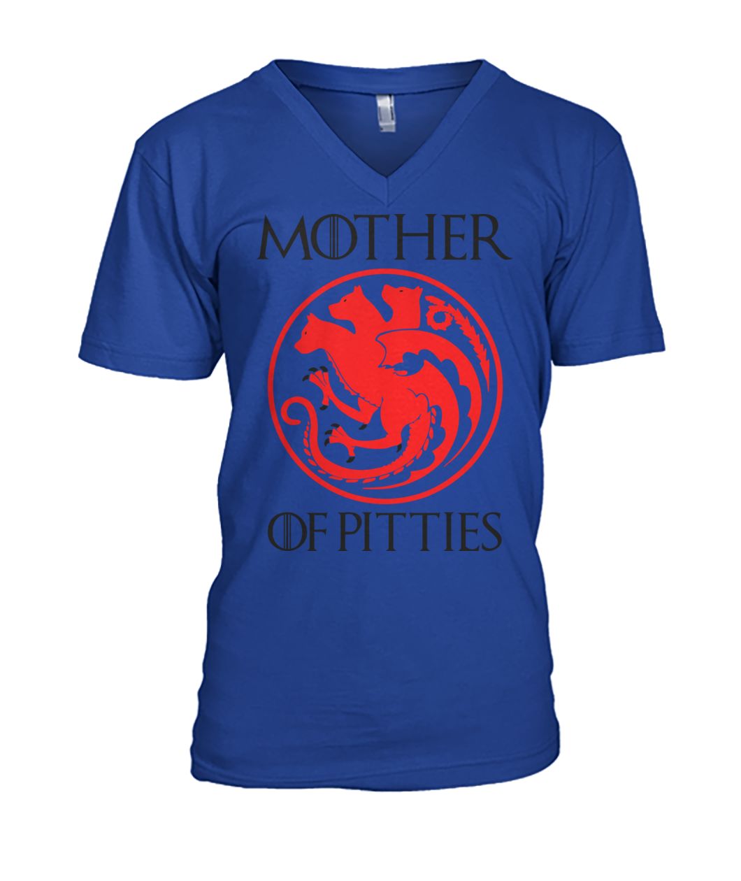 Game of thrones mother of pitties mens v-neck