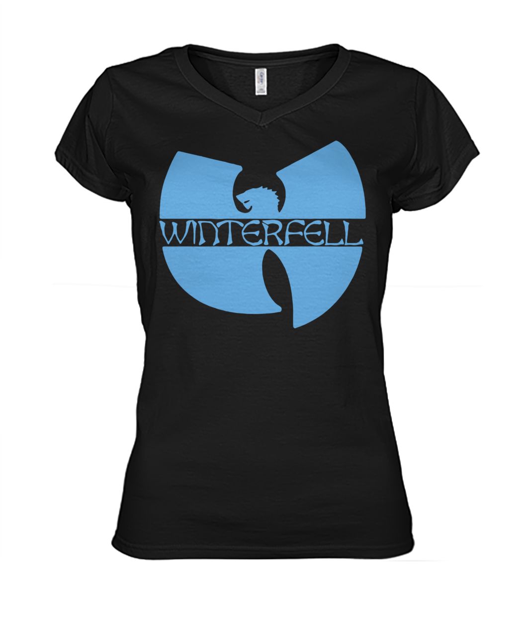 Game of thrones wu-tang clan winterfell women's v-neck