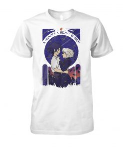 Howl and Sophie a heart's heavy burden unisex cotton tee